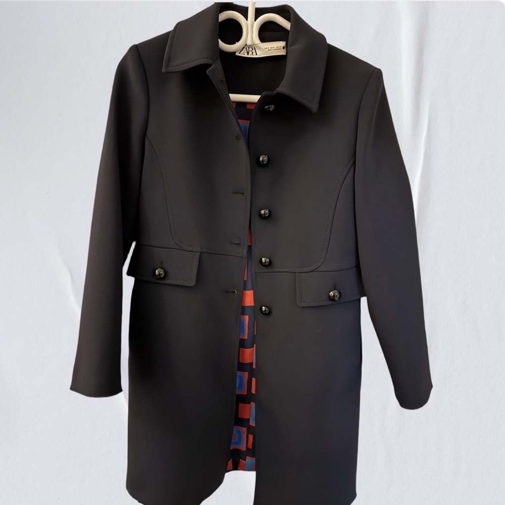 Zara Navy Blue Women's Coat